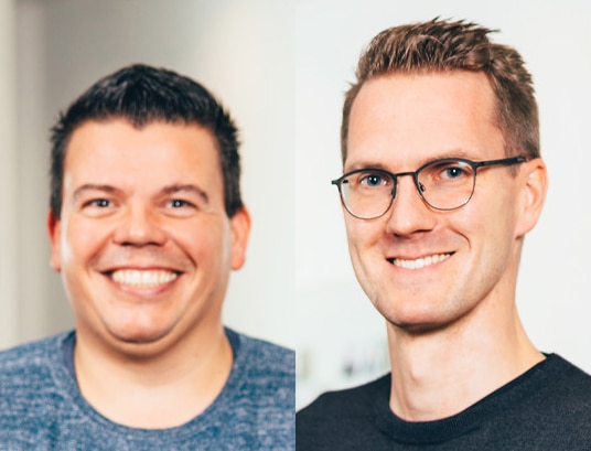 Servicemitarbeiter von Pfreundt, Anbieter mobiler Wiegesysteme, die mit der Eichung der Waagen befasst sind.