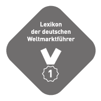Auszeichnung Lexikon der deutschen Weltmarktführer für Pfreundts mobile Wiegesysteme, inkl. Bagger- und Radladerwaagen.